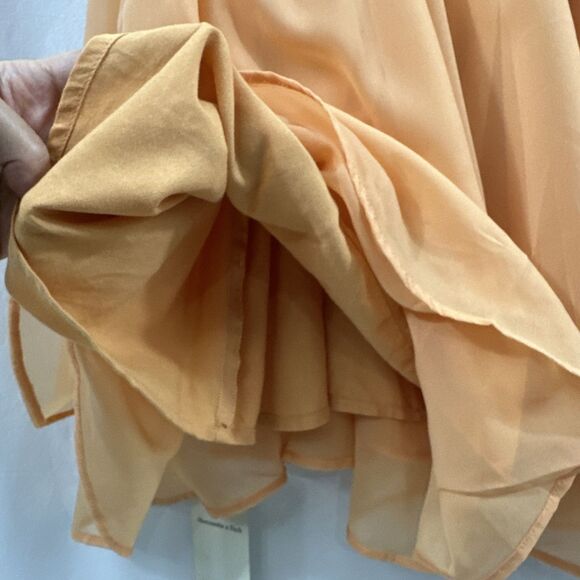 Abercrombie & Fitch Peach Mini Dress - Picture 9 of 16